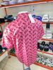 Áo Sơ Mi Tay Ngắn Lacoste Hồng In Chữ - New - CH579351AY1