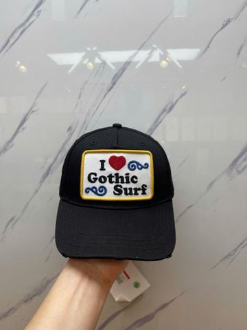 Nón DSQ Dsquared2 Đen Gothic Surf - New - BCM0652