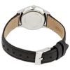 Quartz Black Dial Black Leather Ladies Watch ER0201-05E