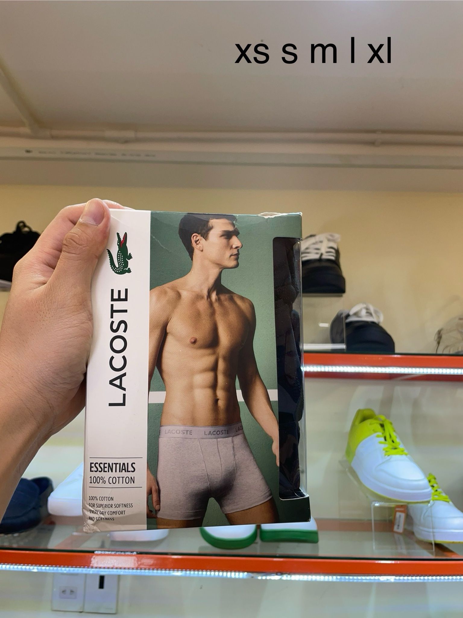 Set 3 Quần Lót Lacoste Đen - New - 6H340551