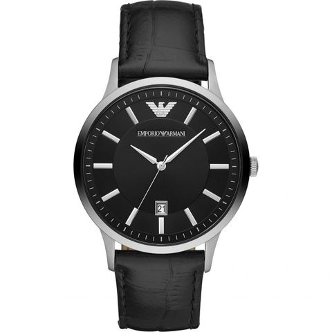 Renato Quartz Black Dial Men's Watch AR11186