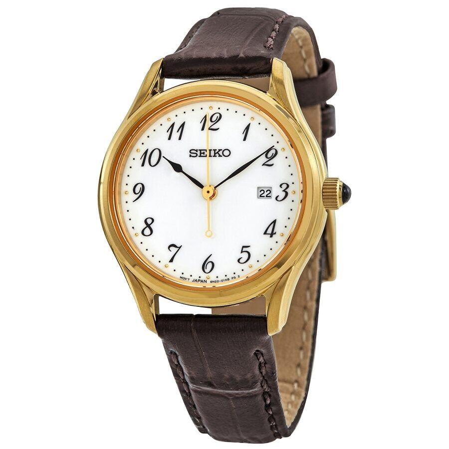 Mua đồng hồ Seiko Neo Classic Quartz White Dial Ladies Watch SUR638 – Thiên  Đường Hàng Hiệu