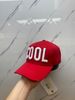 Nón DSQ Dsquared2 Đỏ ICOOL Chữ Thêu - New - BCM0510