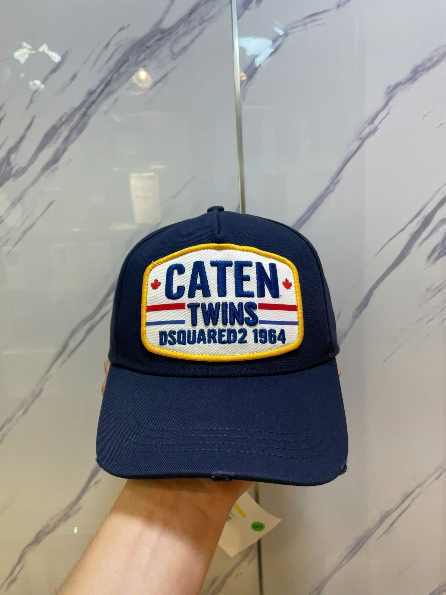 Nón Dsquared2 Xanh Caten - New - BCM0303