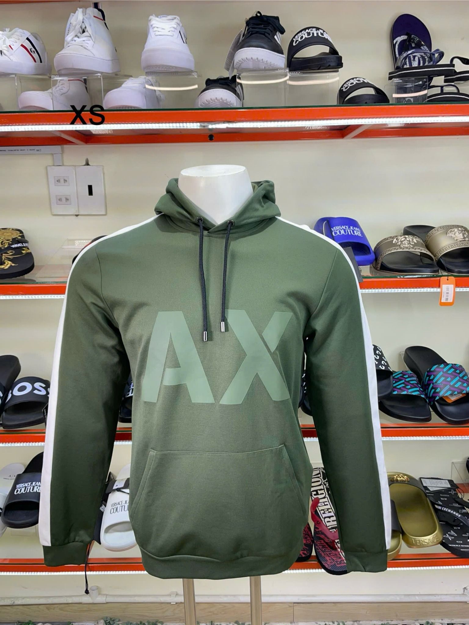 Áo Hoodie Xanh Rêu A/X Armani Exchange - New - 7VZM77 ZJ4DZ - TA03