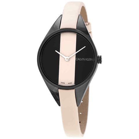 Rebel Cream and Black Dial Ladies Watch K8P237X1