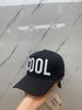 Nón DSQ Dsquared2 Đen ICOOL Chữ Thêu - New - BCM0510