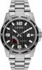 PRT Black Dial Men's Stainless Steel Watch AW7030-57E