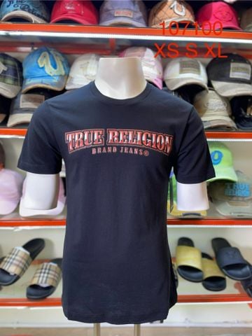 Áo Thun True Religion Đen Chữ Cam - New - 107100 - TB01