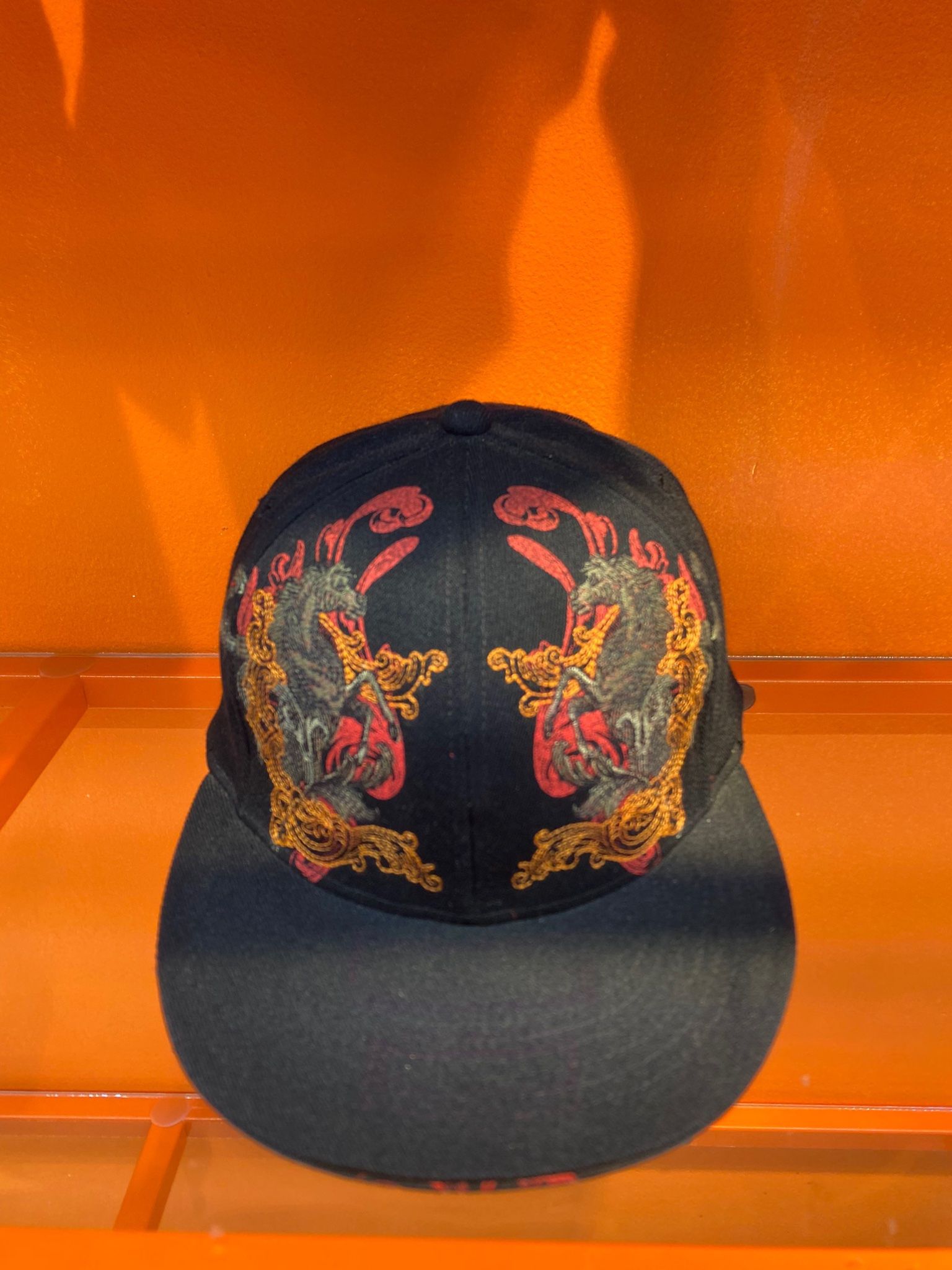 Nón Đen Hình Ngựa Four Forty One - New - N89