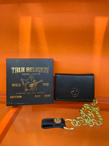 Ví Ngang True Religion Đen Dây Xích - New - TR203881