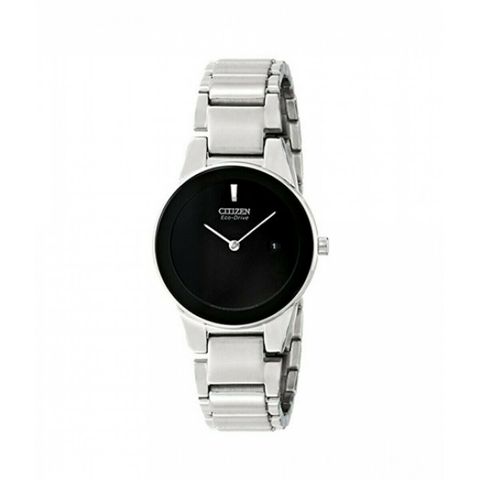 Axiom Eco Drive Black Dial Ladies Watch GA1050-51E