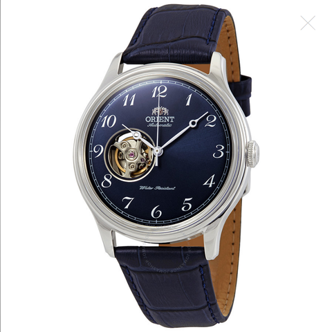 Open Heart Automatic Blue Dial Men's Watch RA-AG0015L10B