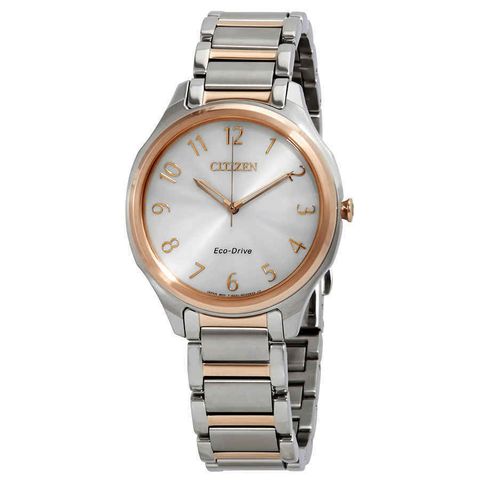 LTR Eco-Drive Silver Dial Ladies Watch EM0756-53A