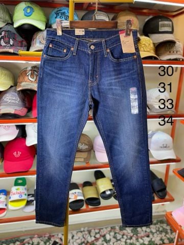 Quần Jean Dài Xanh Đậm Chỉ Cam Levi's - New - 854940111