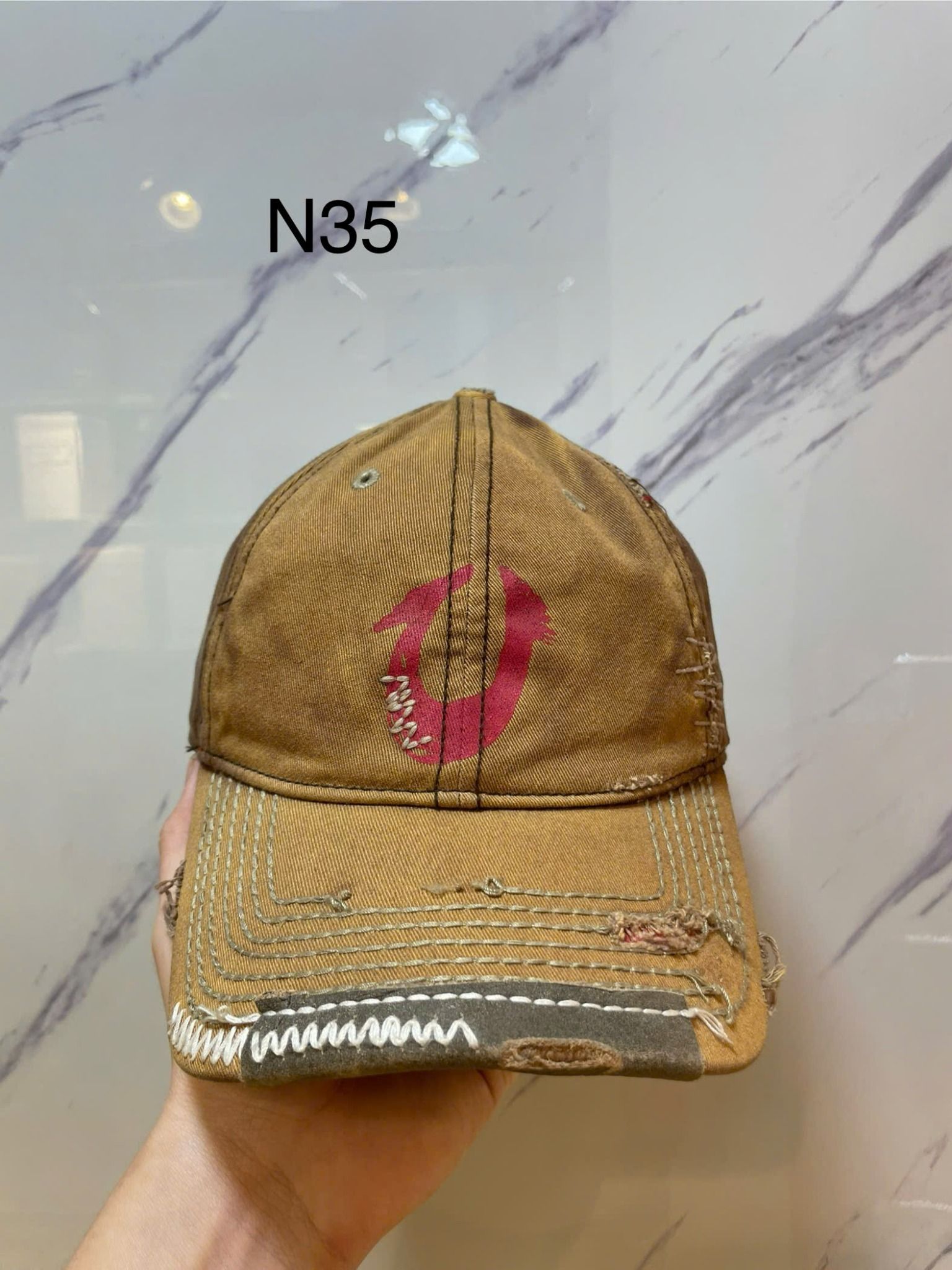 Nón True Religion Nâu Vàng - New - N35