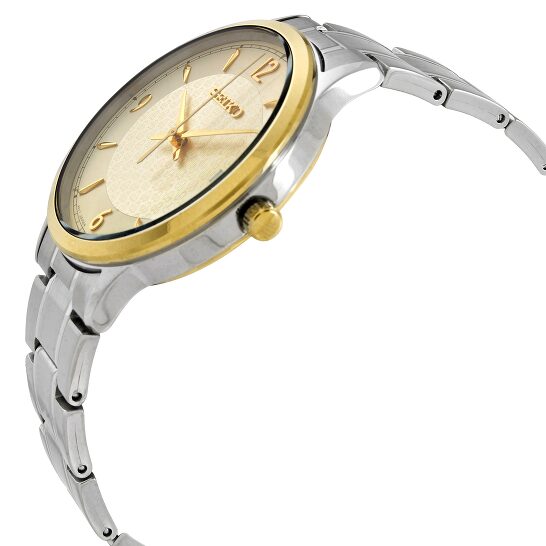 Mua đồng hồ SeikoEssentials Quartz Champagne Dial Men's Watch SGEH92P1 –  Thiên Đường Hàng Hiệu