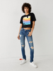 LOGO CROP TEE 203896