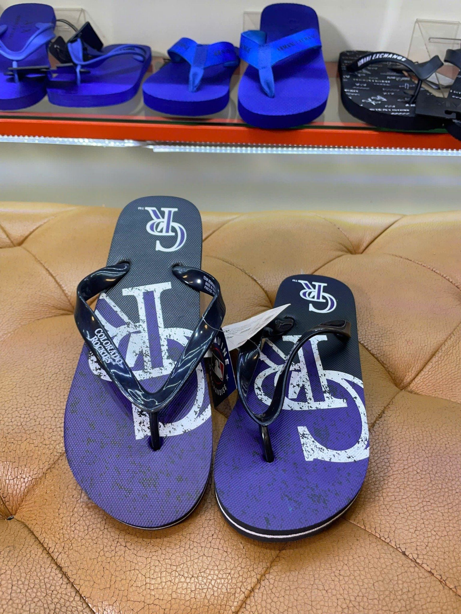 Dép Kẹp Foco Đen Tím - New - PINC1120