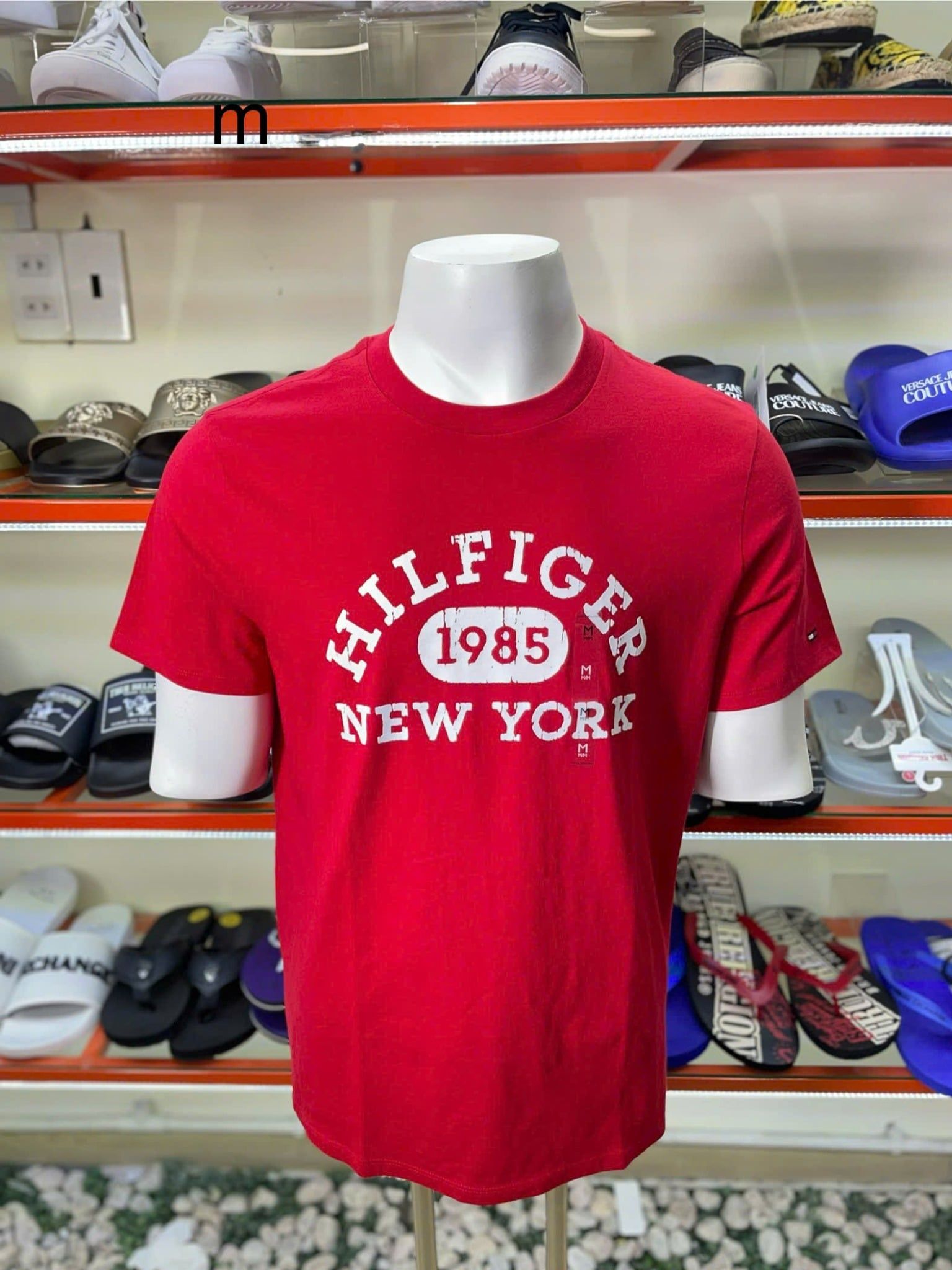Áo Thun Tommy Hilfiger Đỏ In New York 1985 - New - 78JB264 640 XLG - TB02
