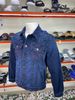 Áo khoác Jeans Xanh Đen Chỉ Hồng True Religion - New - 105606 - TA04