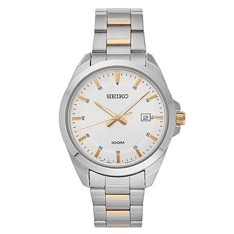 Silver Dial Two-tone Men's Watch SUR211