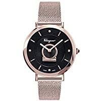 Minuetto Quartz Black Dial Ladies Watch SF8200719