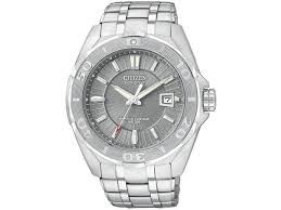 Signature Eco-Drive Grey Dial Stainless Steel Men's Watch BL1251-52H