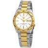 Automatic White Dial Two-tone Ladies Watch SNKE04J1