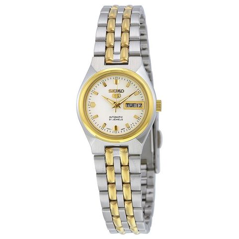 5 Automatic White Dial Two-tone Ladies Watch SYMK44