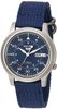 5 Blue Dial Blue Canvas Men's Watch SNK807