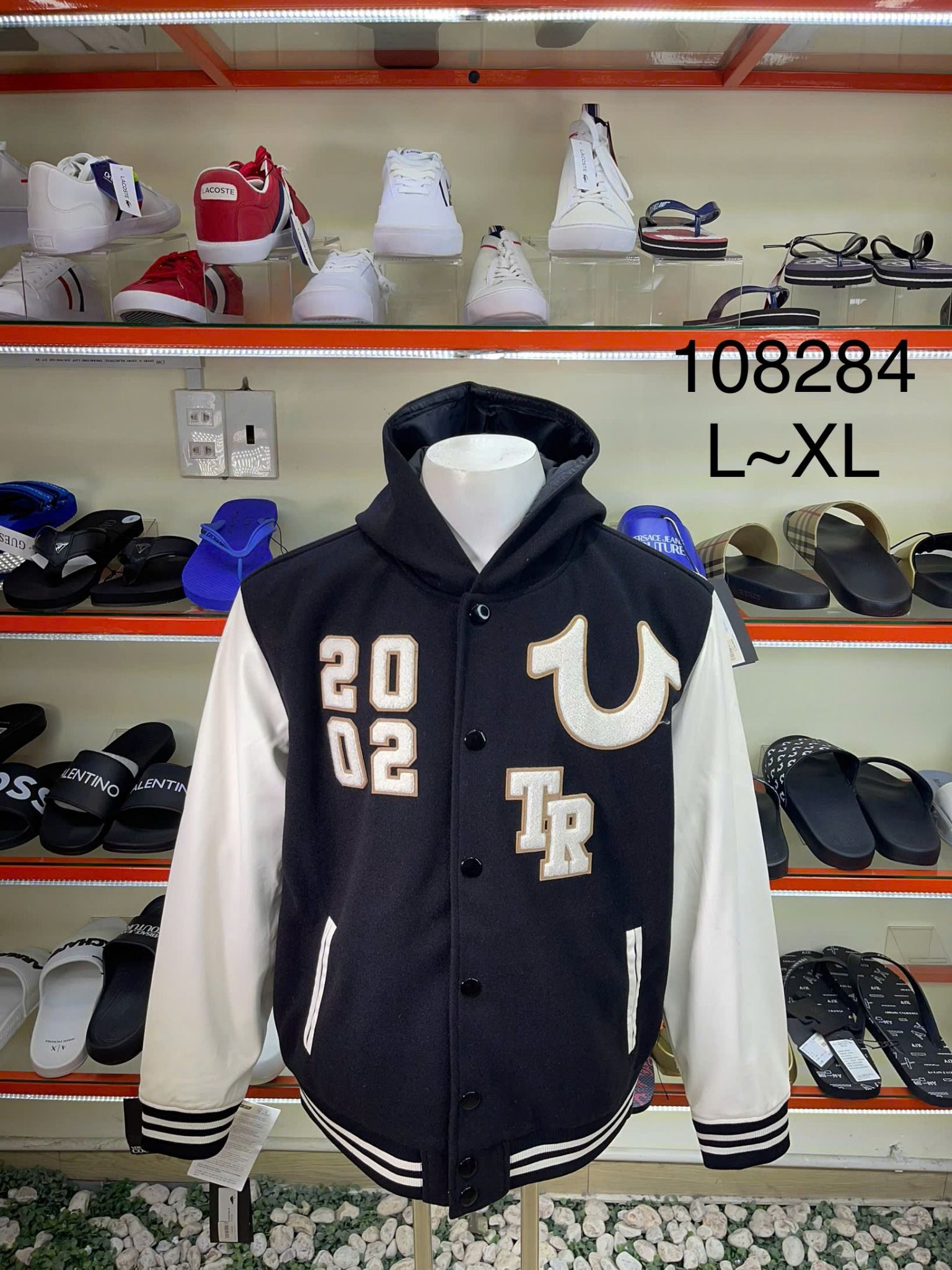 Áo Khoác True Religion Đen Trắng 2022 TR - New - 108284