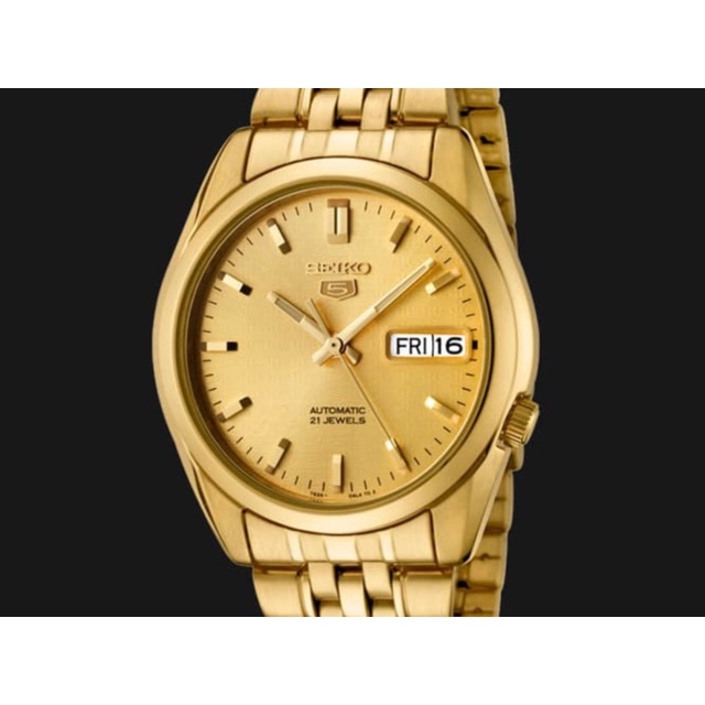 Mua đồng hồ Seiko Series 5 Automatic Gold Dial Men's Watch SNKL48 – Thiên  Đường Hàng Hiệu