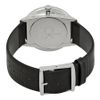 Accent Quartz Black Dial Black Leather Men's Watch K2Y211C3