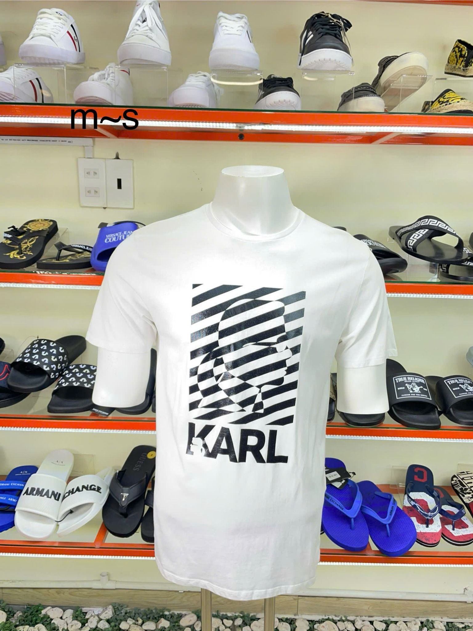 Áo Thun Trắng Karl Lagerfeld -  New - LM102074