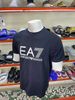 Áo Thun EA7 Emporio Armani Đen Chữ Trắng Gạch Xám - New - 3GPT01 PJ03Z - PA02