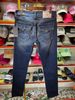 Quần Dài Jeans True Religion Xanh Đậm Chỉ Cam - New - 105575 - TA01