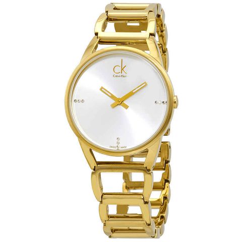 Quartz Silver Dial Yellow Gold-tone Ladies Watch K3G2352W