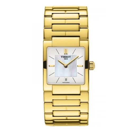 T-Trend Mother of Pearl Dial Stainless Steel Ladies Watch T0903103311100