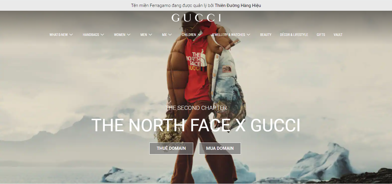 Tên miền thương hiệu Gucci