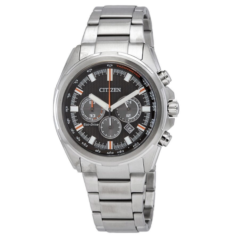 Black Dial Men's Chronograph Eco-Drive Watch CA4220-55E