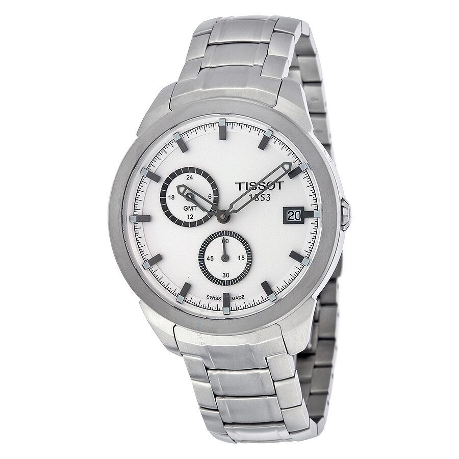Titanium GMT White Dial Men's Watch T0694394403100