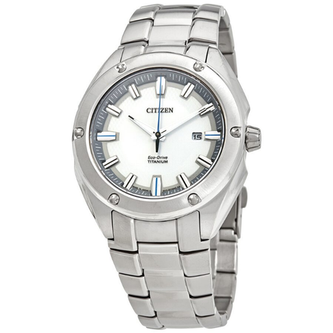 Titanium Eco-Drive White Dial Men's Watch BM7130-58A