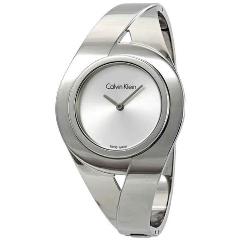 Sensual Silver Dial Ladies Medium Watch K8E2M116