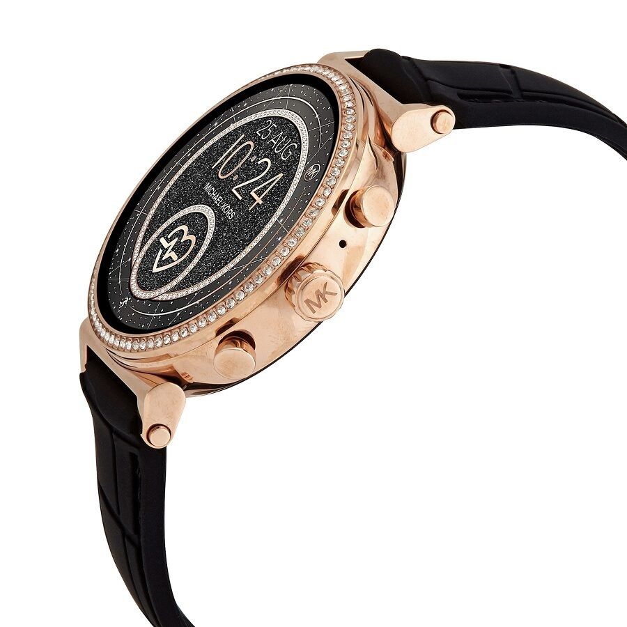 Michael Kors Access Womens Sofie Rose GoldTone Stainless Steel  Blush  Acetate Bracelet Touchscreen Smart Watch 42mm  Macys