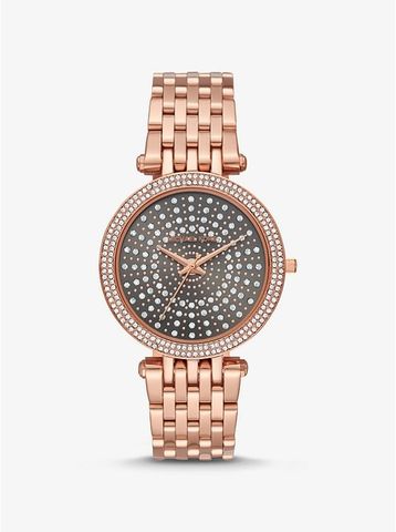 Darci Celestial Pavé Rose Gold-Tone Watch MK4408