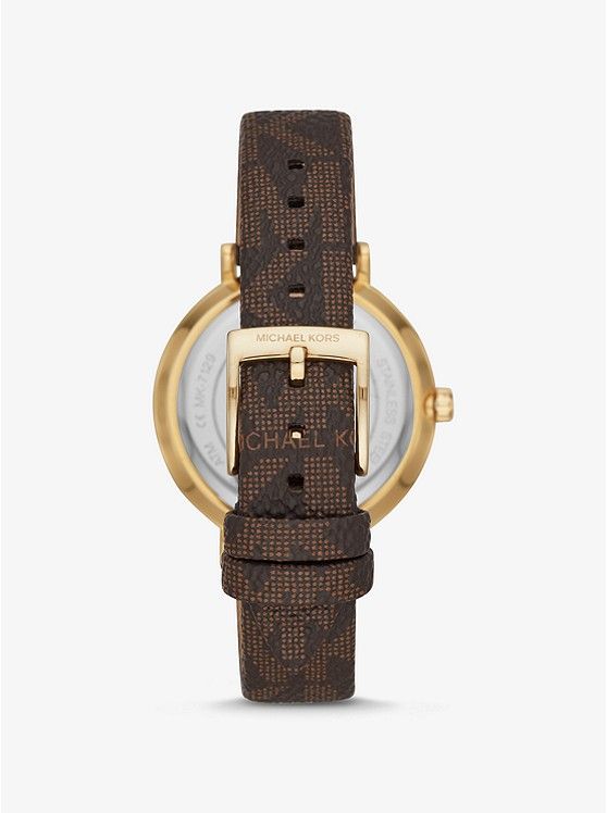 Gold mk watch michael kors logo 2015  Michael kors Michael kors watch Kor