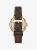 Oversized Jayne Gold-Tone and Logo Watch MK7129