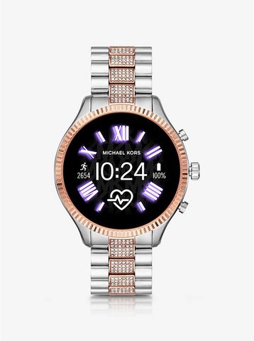 Gen 5 Lexington Pavé Two-Tone Smartwatch MKT5081