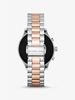 Gen 5 Lexington Pavé Two-Tone Smartwatch MKT5081